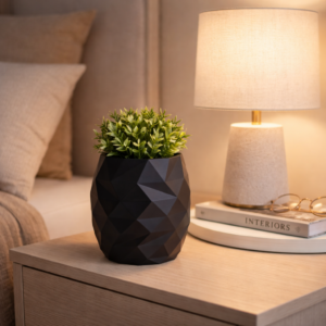 Vaso Luxuoso Decorativo Geométrico Moderno